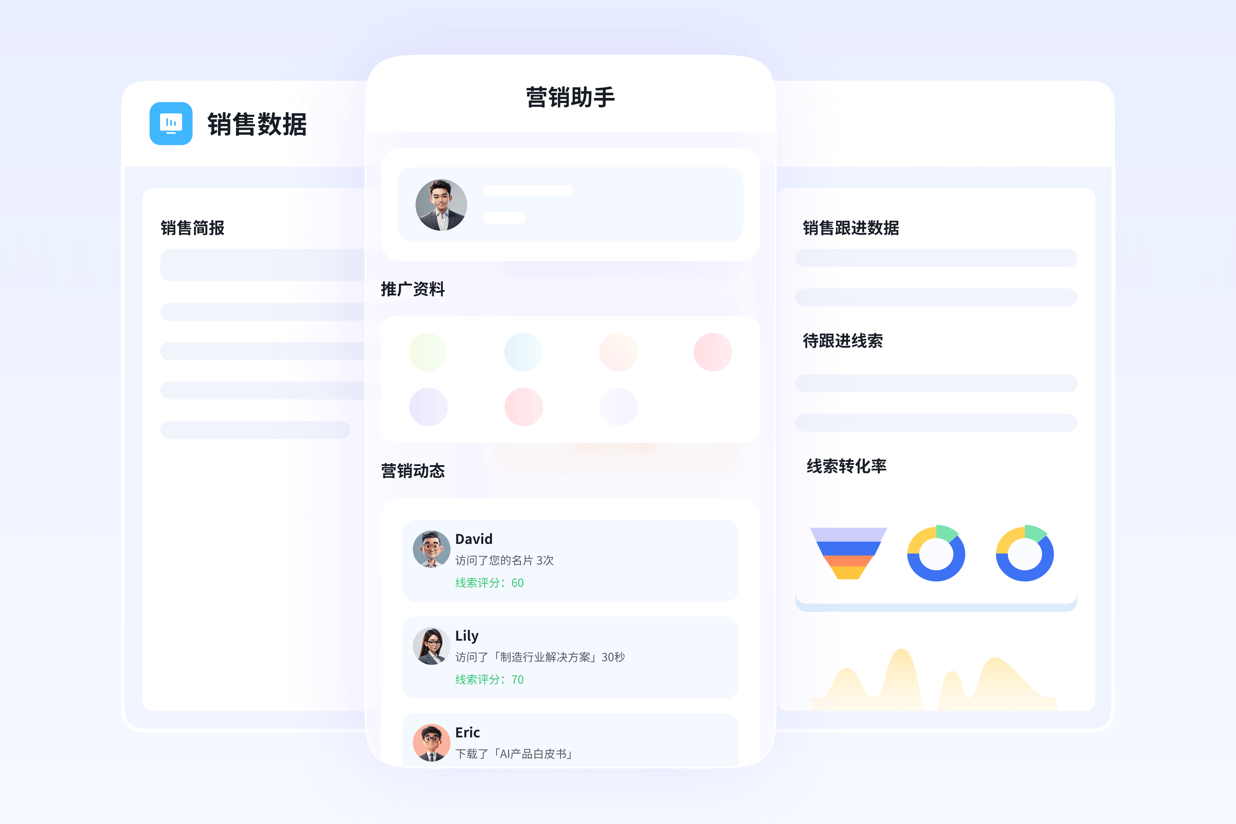 线索跟进管理，双向协同